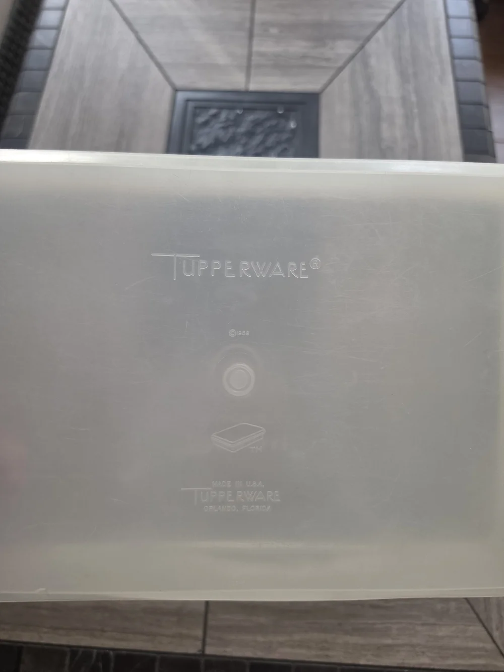 Tupperware durable food